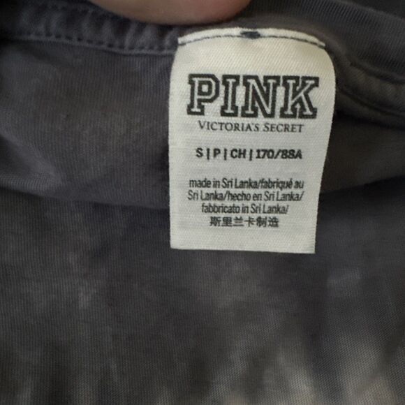 Pink Oversized Tie Dye Short Sleeve T Shirt Women’s Size: Small - Picture 6 of 7